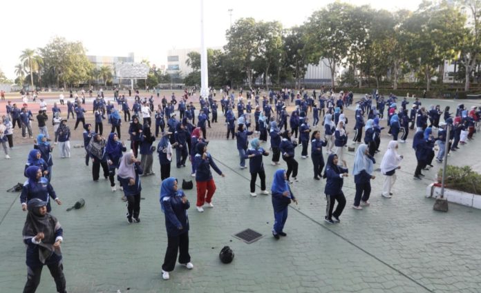 Silaturahmi Paguyuban Mantan Pegawai Pemerintah Kota Batam (PMPPB) yang digelar di Dataran Engku Putri, Batam Center, Sabtu (31/1/2026). (Istimewa)