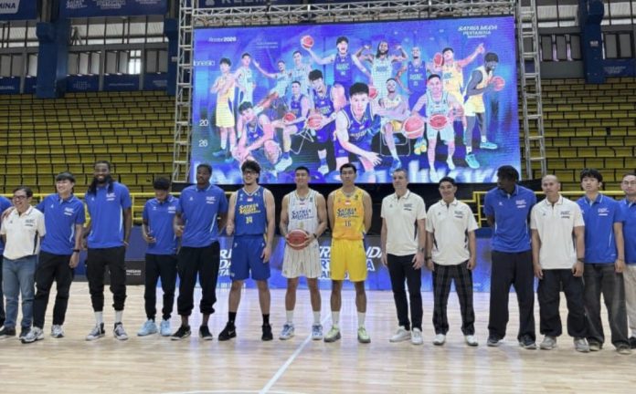 Satria Muda Pertamina Bandung gelar acara launching tim dan jersey terbaru untuk menyambut musim kompetisi 2026 di GOR C-Tra Arena, Bandung, Senin (5/1/2026). (Istimewa)