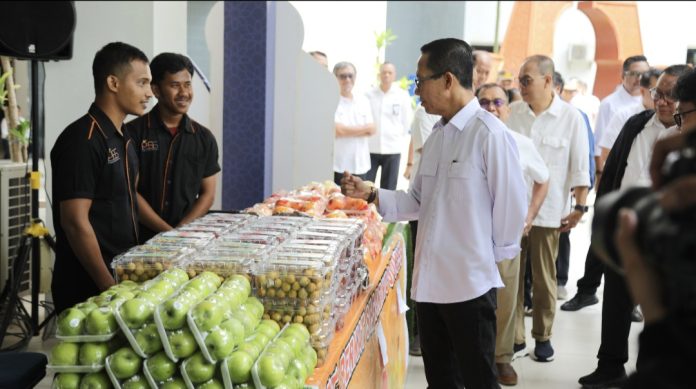BP Batam gelar Bazaar Murah Ramadhan yang berlangsung di pelataran Lobi Gedung Bida Utama mulai 3 hingga 7 Maret 2026. (Humas BP Batam)
