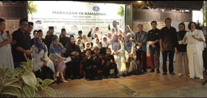 ASITA Kepri Ramadhan Charity 2026 gelar kegiatan berbuka puasa bersama ratusan anak panti asuhan di Batam View Beach Resort, Selasa (3/3/2026). (Istimewa)