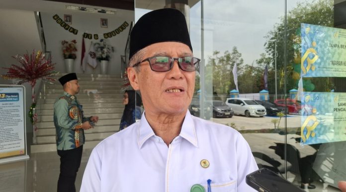 Ketua Baznas Provinsi Kepri, Arusman Yusuf, mengatakan kesadaran masyarakat untuk bertransaksi secara syariah terus meningkat. (uly)