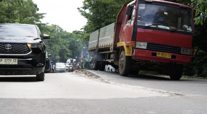 BP Batam mengumumkan penutupan sementara ruas Jl. Gajah Mada (arah Batam Center menuju Sekupang) karena ada perbaikan Jalan Vista. (Humas BP Batam)
