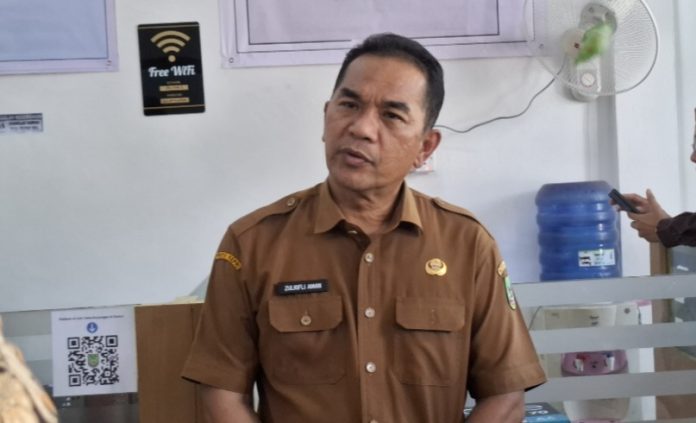 Kepala Dinas Sosial dan Pemberdayaan Masyarakat, Zulkifli Aman mengatakan bahwa penanganan ODGJ membutuhkan proses yang tidak singkat. (uly)