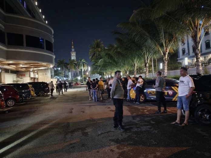 Polsek Batu Ampar merespon cepat laporan masyarakat terkait insiden yang terjadi di kawasan Planet Holiday, Kota Batam, Provinsi Kepri, Minggu (19/4/2026) (Istimewa)