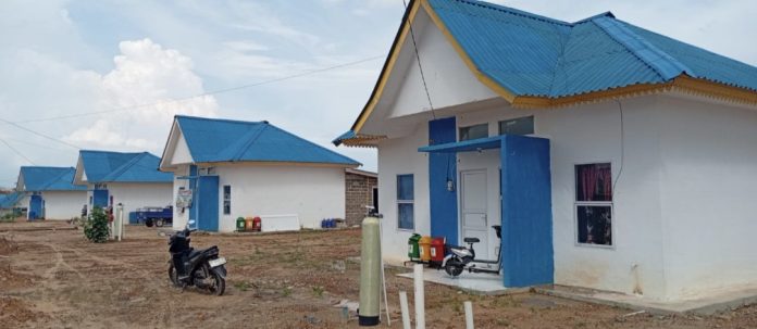 Di sejumlah rumah di Tanjung Banun, Rempang Eco City, Batam filter air terlihat telah digunakan secara aktif. (uly)