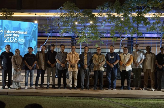 Perayaan International Jazz Day 2026 (IJD) Batam resmi dibuka oleh Wakil Gubernur Kepri, Nyanyang Haris Pratamura. (Istimewa)