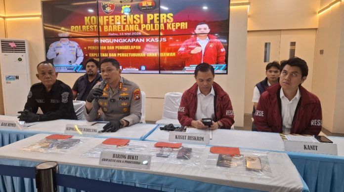 Unit PPA Satreskrim Polresta Barelang berhasil membongkar praktik eksploitasi seksual dan persetubuhan terhadap anak di bawah umur. (uly)