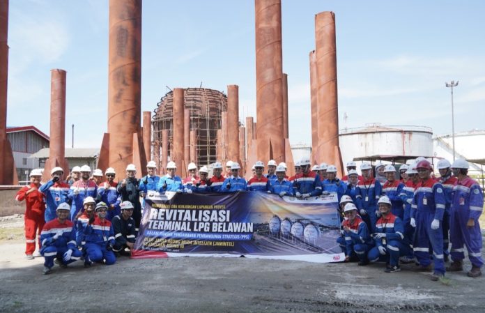 PT Pertamina Patra Niaga memperkuat infrastruktur energi nasional melalui revitalisasi Terminal LPG di FT Medan, Belawan. (Istimewa)