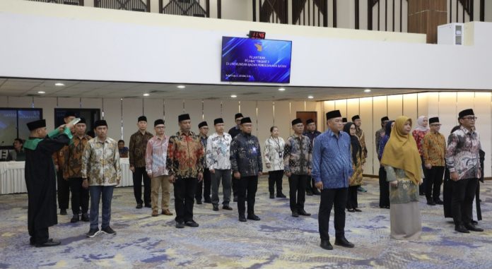 BP Batam melantik Pejabat Struktural Tingkat II yang dipimpin oleh Wakil Kepala BP Batam, Li Claudia Chandra, Rabu (20/5/2026) di Balairungsari. (Humas BP Batam)