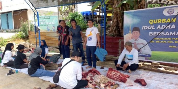 KJK melaksanakan pemotongan hewan kurban pada Idul Adha 1447 Hijriah. KJK menyembelih satu ekor sapi dan satu ekor kambing. (Istimewa)