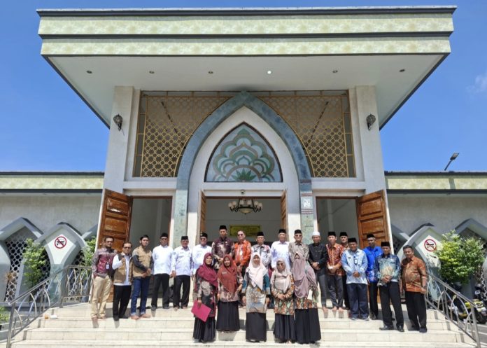 Kemenag Tanjungpinang melalui Seksi Bimas Islam gelar Breakfast Meeting dan Rakor Konsolidasi bersama ormas Islam se-Kota Tanjungpinang di Masjid Agung Al-Hikmah, Tanjungpinang, Rabu (24/6/2026). (Istimewa)
