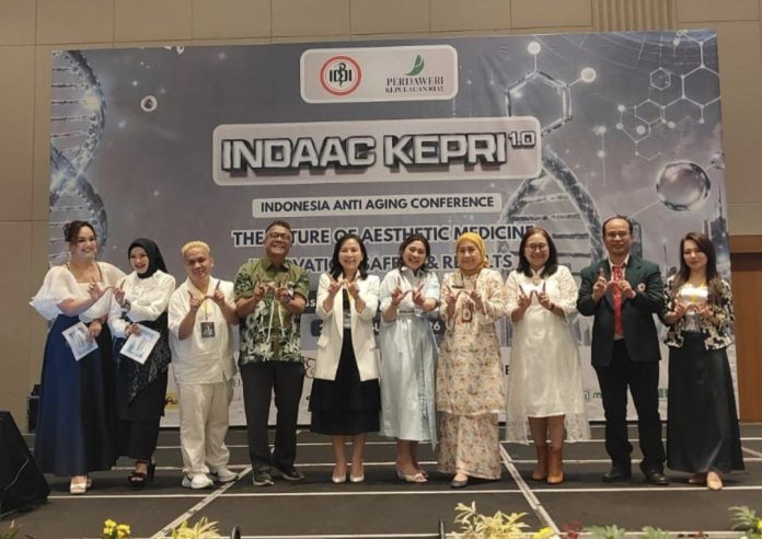Perhimpunan Dokter Anti Penuaan, Wellness, Estetik & Regeneratif Indonesia (Perdaweri) DPD Kepri melaksanakan kegiatan INDAAC KEPRI 1.0. (Istimewa)