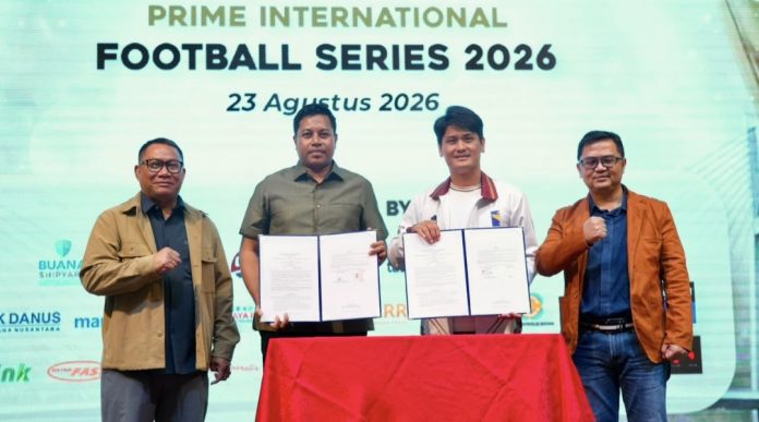Batam Prime International Football Series 2026 resmi ditutup melalui Gala Dinner yang digelar BP Batam, Minggu (23/8/2026) di Ballroom Pacific Hotel. (Humas BP Batam)