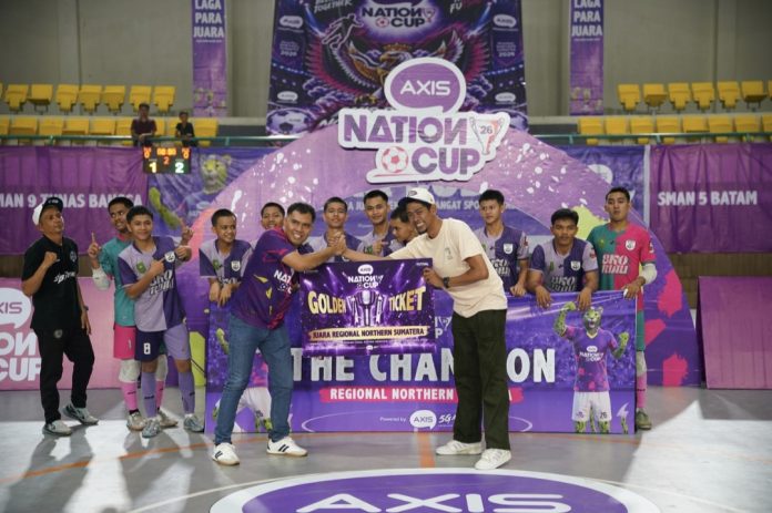 XLSMART melalui brand AXIS gelar Final Regional AXIS Nation Cup 2026 Northern Sumatra di Stadion Kebun Bunga, Medan, Sabtu (12/9/2026). (Istimewa)