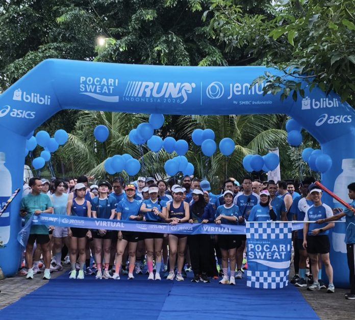 POCARI SWEAT Run Indonesia 2026 telah memasuki tahun ke-13, Sejumlah pelari dari berbagai komunitas ambil bagian di Batam. (uly)
