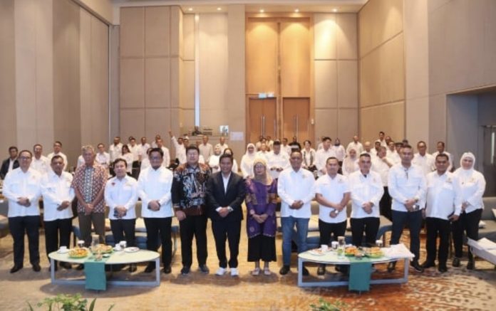 Rapat Pimpinan Provinsi (Rapimprov) Kadin Kepri 2026 di Harris Hotel Batam Centre, Kamis (24/9/2026) pagi. (Istimewa)