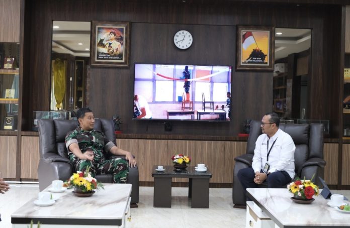 Pertamina melakukan audiensi dan silaturahmi dengan Panglima Komando Daerah Militer (Kodam) I/Bukit Barisan sebagai bagian dari upaya memperkuat komunikasi, koordinasi, dan sinergi antarlembaga di wilayah Sumatera Bagian Utara. (Istimewa)