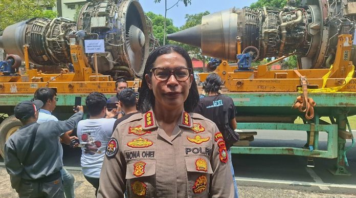 Kepala Bidang Hubungan Masyarakat Polda Kepri Kombes Pol Nona Pricillia mengatakan total tersangka dalam kasus bentrokan Setokok kini berjumlah lima orang. (uly)