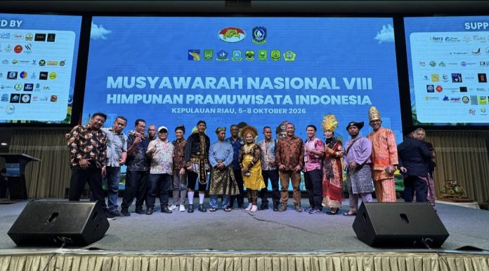 Nuansa pembukaan Musyawarah Nasional (Munas) VIII Himpunan Pramuwisata Indonesia (HPI) 2026 tampil berbeda dari biasanya. (Istimewa)