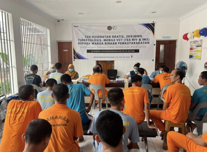 Rutan Kelas IIA Batam terus menunjukkan komitmennya dalam memenuhi dan meningkatkan layanan kesehatan bagi warga binaan. (Istimewa)